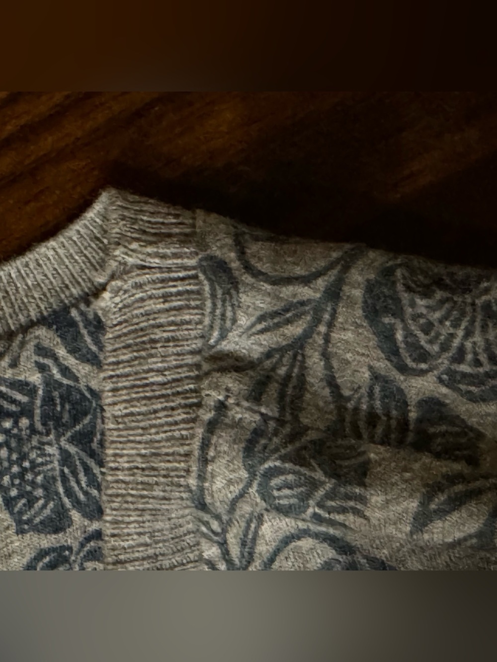 Anthropologie size M cropped tee shirt Bloomingprint floral botanical cuffs - Picture 12 of 14